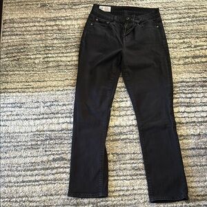GAP Black Straight Leg Jeans